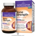 New Chapter Kosher Plant Calcium Bone Strength Take Care 30 Slim Tablets