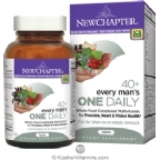 New Chapter Kosher Every Man One Daily Multi Vitamin 40+ 24 Tablets