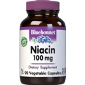 Bluebonnet Kosher Niacin 100 mg 90 Vegetable Capsules