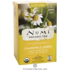 Numi Tea Kosher Organic Chamomile Lemon Pack of 6 18 Bags of Tea