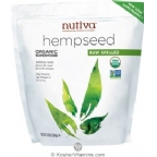 Nutiva Kosher Organic Raw Shelled Hemp Seed 3 LB