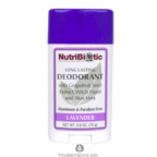 NutriBiotic Kosher Long Lasting Lavender Deodorant 2.6 Oz
