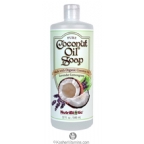 NutriBiotic Pure Coconut Oil Soap Lavender Lemongrass 32 Oz