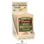 NutriBiotic Kosher Organic Rice Protein Vanilla 12 Packets