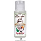NutriBiotic Pure Coconut Oil Soap Peppermint & Bergamot Travel Size 2 Oz