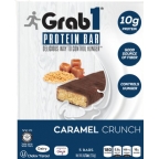 Grab1 Kosher Nutrition Bar 10g Protein Caramel Crunch Dairy Cholov Yisroel 5 Bars