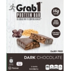 Grab1 Kosher Nutrition Bar 15g Protein Dark chocolate Parve 5 Bars