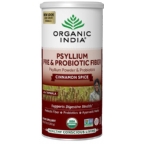 Organic India Kosher Psyllium Powder Pre & Probiotic Fiber - Cinnamon Spice 10 OZ