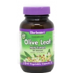 Bluebonnet Kosher Standardized Olive Leaf Herb Extract 300 Mg 60 Vegetable Capsules