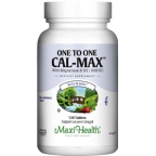 Maxi Health Kosher One to One (1:1) Cal-Max Calcium with Magnesium & D3  120 Tablets