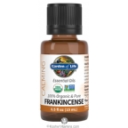 Garden of Life Kosher Organic Essential Oils Frankincense 0.5 fl oz
