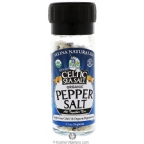 Selina Naturally Kosher Organic Pepper Salt with Light Grey Celtic 6 Pack 2.7 Oz