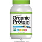 Orgain Kosher Organic Protein Plant Based Powder Sweet Vanilla Bean 2.03 LB