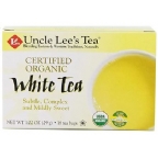 Uncle Lees Tea Kosher Organic White Tea 18 Tea Bags