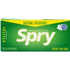 Spry Kosher Xylitol Chewing Gum Sugar Free - Spearmint 10 Gums