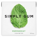 Simply Gum Kosher Chewing Gum - Peppermint Flavor 15 Pieces