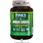 Pines Kosher Organic Wheat Grass 100 Tablets