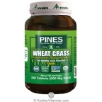 Pines Kosher Organic Wheat Grass 250 Tablets