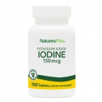 Nature`s Plus Iodine (Potassium Iodide) 150 mcg - Vegetarian Suitable NOT Certified Kosher 100 Tablets