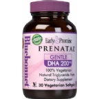 Bluebonnet Early Promise Prenatal Gentle DHA 200 Mg Vegetarian Suitable Not Certified Kosher 30 Vegetarian Softgels