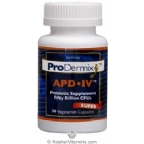 ProDermix Kosher APD IV Probiotic Supplement 50 Billion CFUs Super 30 Vegetarian Capsules