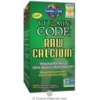 Garden of Life Kosher Vitamin Code RAW Calcium  60 Capsules