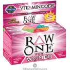 Garden of Life Kosher Vitamin Code RAW One Multi for Women  75 Capsules