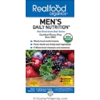 Country Life RealFood Organics Men’s Daily Nutrition Vegetarian Suitable Not Certified Kosher 120 Tablets