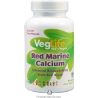 VegLife Red Marine Calcium 1000 Mg Vegan Suitable Not Certified Kosher 90 Tablets