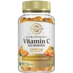 Solgar Kosher Ultra Potency Adult Vitamin C 1000 mg Gummies - Tart Orange 60 Gummies