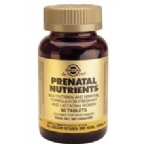 Solgar Kosher Prenatal Nutrients 120 Tablets