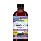 Natures Answer Kosher Sambucus Black Elderberry Extract Kids Formula Alcohol Free  4 OZ