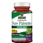 Natures Answer Standarized Saw Palmetto Berry Extract Vegetarian Suitable Not Certified Kosher 120 Vegetable Capsules