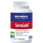 Enzymedica Kosher Serra Gold High Activity Serrapeptase 120 Capsules
