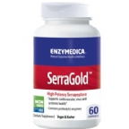 Enzymedica Kosher Serra Gold High Activity Serrapeptase 60 Capsules