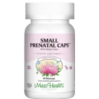 Maxi Health Kosher Small Prenatal Caps with Methyl Folate - Chometz free production, but may contain kitnyos 60 Maxicaps