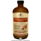 Solgar Kosher Calcium Magnesium Citrate with Vitamin D3 Liquid Orange Vanilla Flavor 16 fl oz