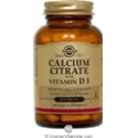 Solgar Kosher Calcium Citrate with Vitamin D3 240 Tablets