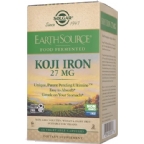 Solgar Kosher EathSource Food Fermented Koji Iron 27 mg  60 Vegetable Capsules