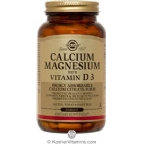 Solgar Kosher Calcium Magnesium with Vitamin D3 150 Tablets