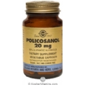 Solgar Kosher Policosanol 20 mg 100 Vegetable  Capsules