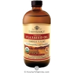 Solgar Kosher Earth Source Organic Liquid Flaxseed Oil Cold Pressed Omega-3, 6, 9 16 fl oz