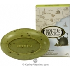 South of France French Milled Oval Bar Soap Green Tea 6 OZ