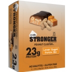 NuGo Nutrition Kosher Stronger 25g Whey & Rice Protein Bar Lower Sugar Peanut Cluster Dairy 12 Bars