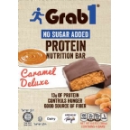 Grab1 Kosher Sugar Free Protein Nutrition Bar Caramel Deluxe - Dairy Cholov Yisroel 4 Bars