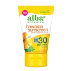 Alba Botanica Hawaiian Sunscreen Soothing Aloe Vera Broad Spectrum SPF 30 4 OZ