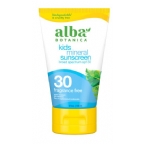 Alba Botanica Very Emollient Sunscreen Mineral Broad Spectrum SPF 30 Childrens 4 OZ