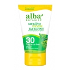 Alba Botanica Very Emollient Sunscreen Mineral Broad Spectrum SPF 30 Fragrance Free 4 OZ