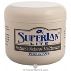SuperLan Kosher Nature’s Natural Moisturizer Skin Cream Lite - Passover 1 OZ