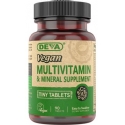 Deva Nutrition Vegan Tiny Tablets Multivitamin & Mineral Supplement Not Certified Kosher 90 Tablets  